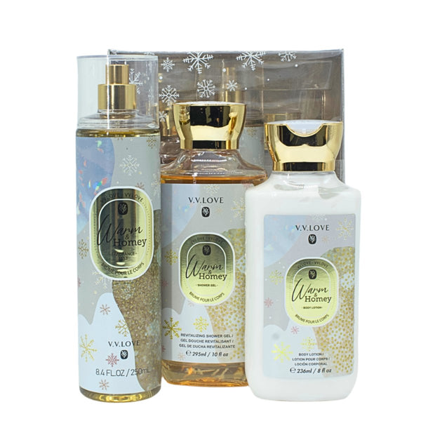 V.V Love Warm Honey Gift Set 250ml