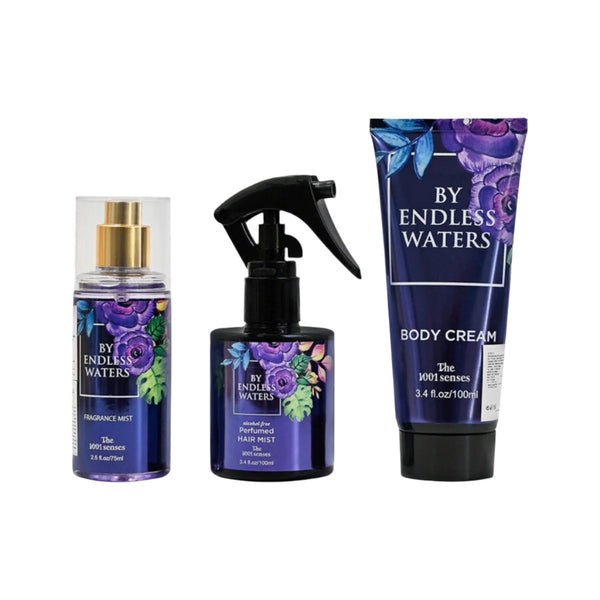 The 1001 Senses 3Piece Gift Set - Endless Waters Body Care -100ml