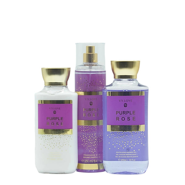 V.V Love Purple Rose Gift Set 250ml