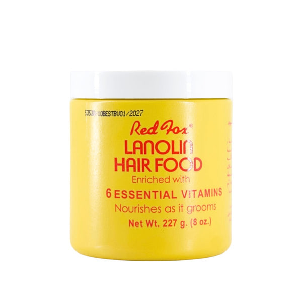 Red Fox Hair-Food Hair Cream Lanolin Plastic - 227 gm