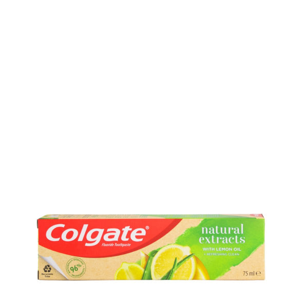 Colgate Toothpaste Natural Extracts With Lemon Oil