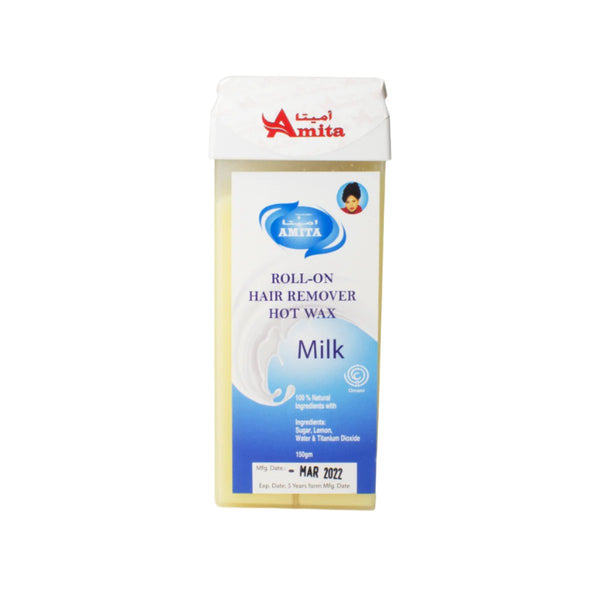 Amita Roll On Hair Remover Hot Wax Milk -150 g