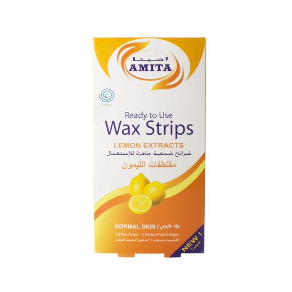 Amita Wax Strips Lemon Extract - 20's