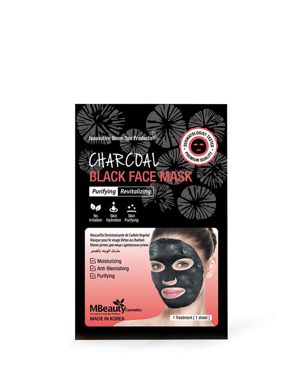 MBeauty Charcoal Black Face Mask