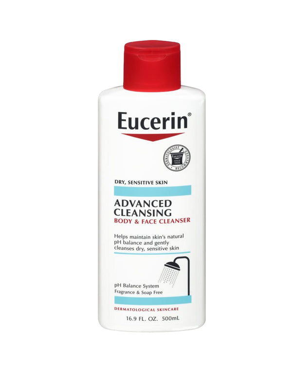 Eucerin Advanced Cleansing Body and Face Wash 500ml