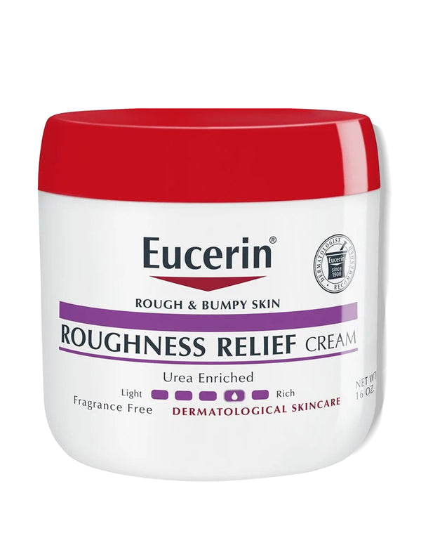 Eucerin Roughness Relief Cream, Fragrance Free, 16 oz (454 g)