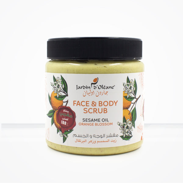 Face & Body Scrub - Sesame Oil & Orange Blossom