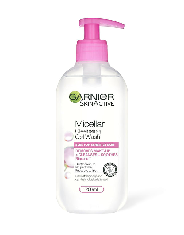 Garnier, SkinActive, Micellar Foaming Gel Cleanser, All-in-1 Rinse Off, All Skin Types, 6.7 fl oz (200 ml)