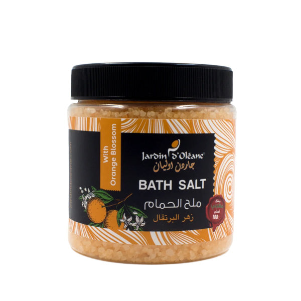 Bath salt with orange blossom