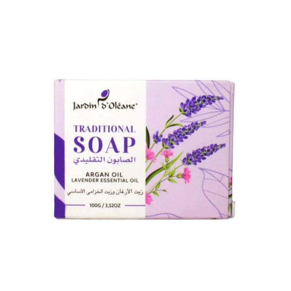 Soap with argan oil and lavender essential oil