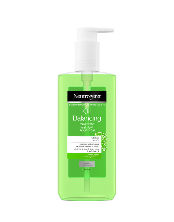 Neutrogena Oil Balancing Facial Wash with Lime For Oily Skin 200 ml