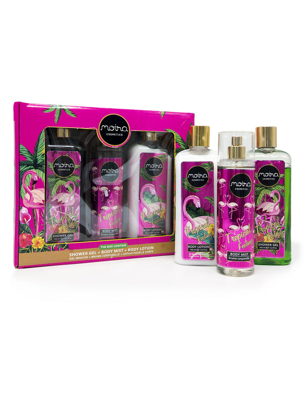 Moira 3pc Gift Set 400ml - Tropical Feelings