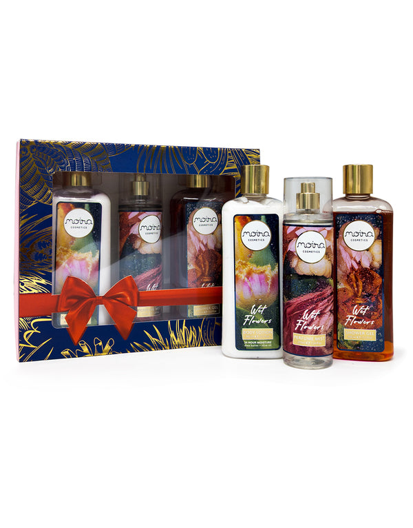 Moira 3pc Gift Set 400ml - Wet Flower