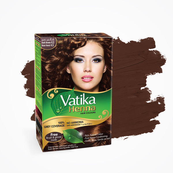 Vatika Naturals Henna Dark Brown 4.5 60g