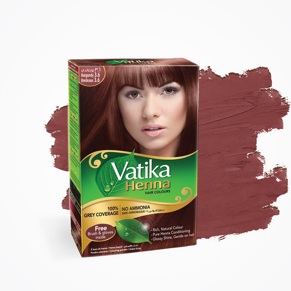 Vatika Naturals Henna Burgundy 3.6 60g