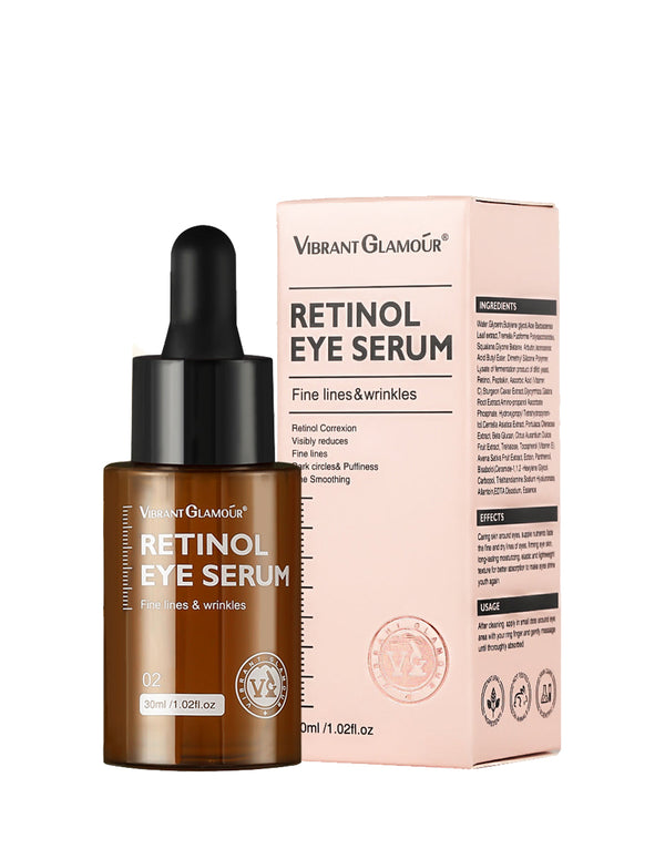 Vibrant Glamour Retinol Serum Wrinkles Anti-Aging Fine Lines Brighten & Whiten Delicate and Smooth Dull and Yellow Skin for Women 30ml