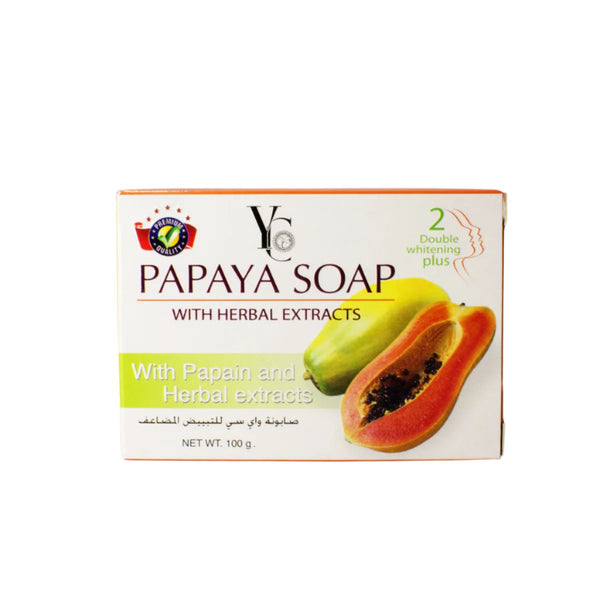 YC Papaya Soap with Herbal Extracts - 100 g