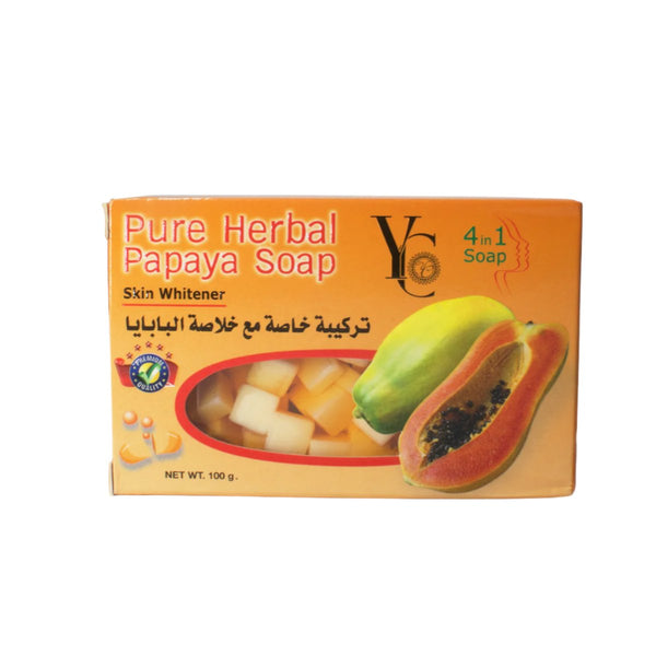 YC Pure Herbal Papaya Soap - 100g