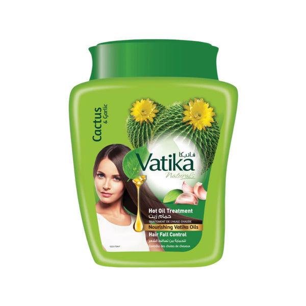 Vatika Naturals Hair Fall Control Hammam Zaith Hot Oil Treatment Cream 1kg Hair Mask with Natural Extracts of Cactus & Garlic